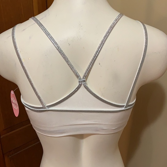 Doubled bra with four thin metallic straps - Picture 3 of 6
